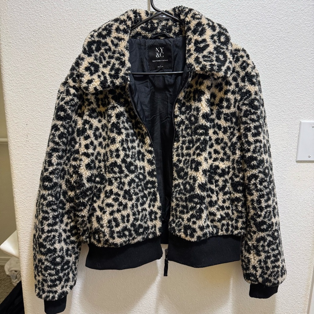 New York & Company women's Faux Fur Coat